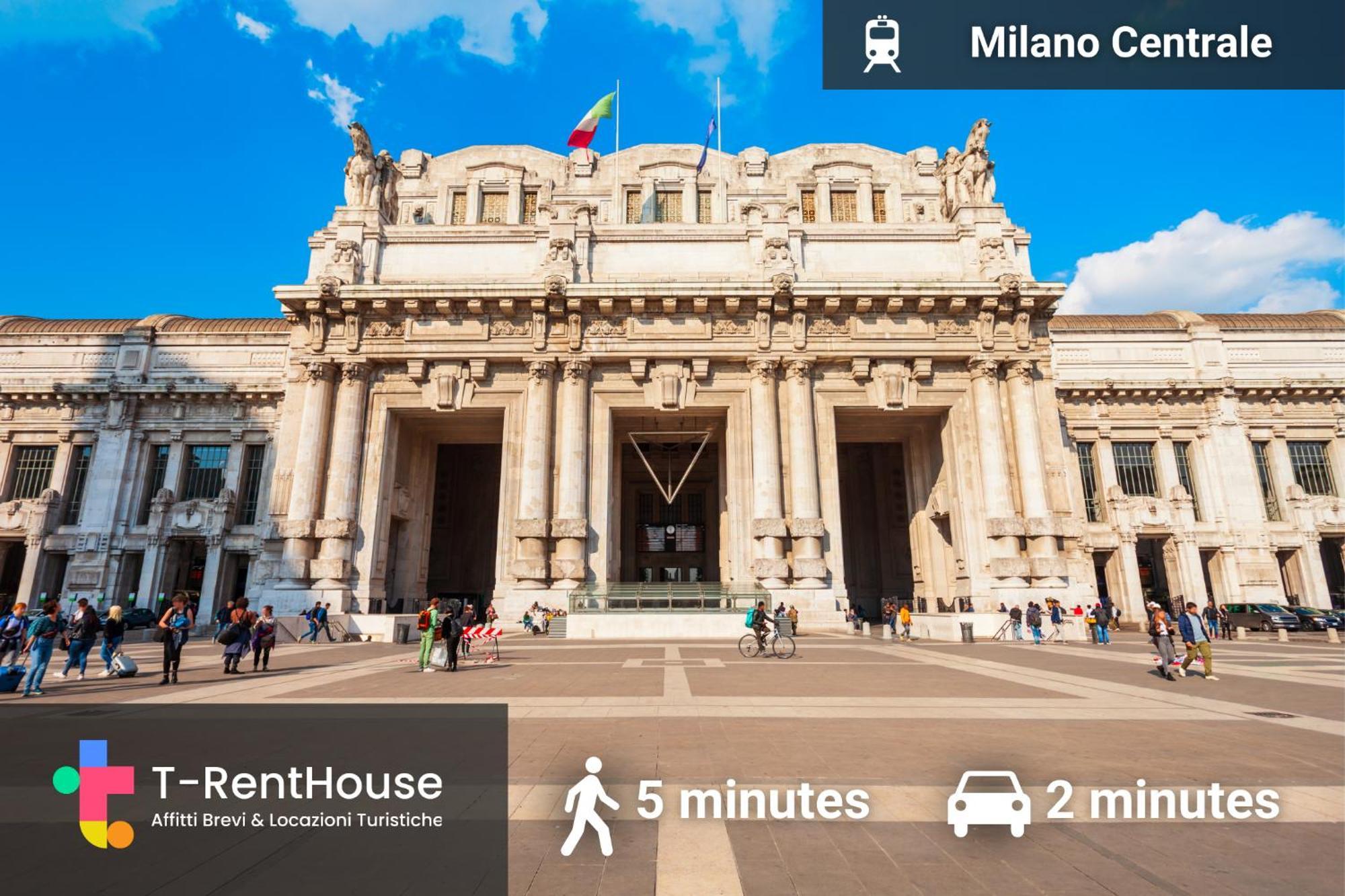 Central Station 10 Min Duomo - L'Oasi Urbana Мілан Екстер'єр фото